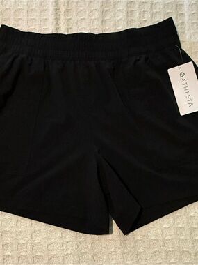 Athleta High-Waist Black Athletic Shorts